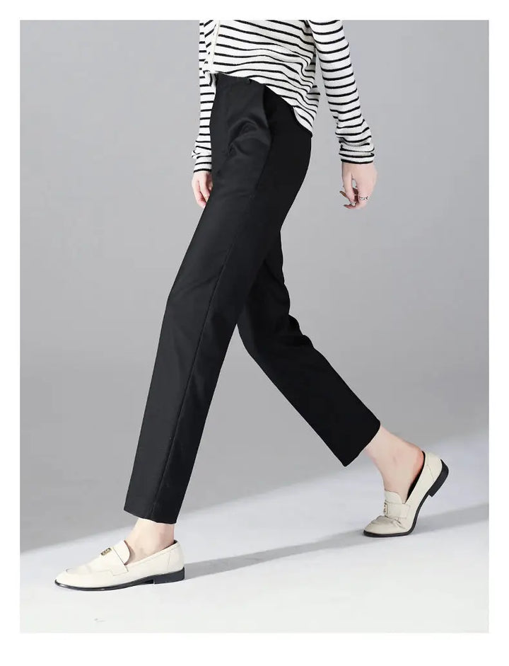 Mirelda High Waist Tailored Ankle Trousers