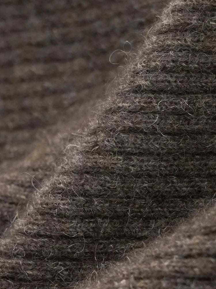 Elowen Wool Knitted Wide Leg Pants