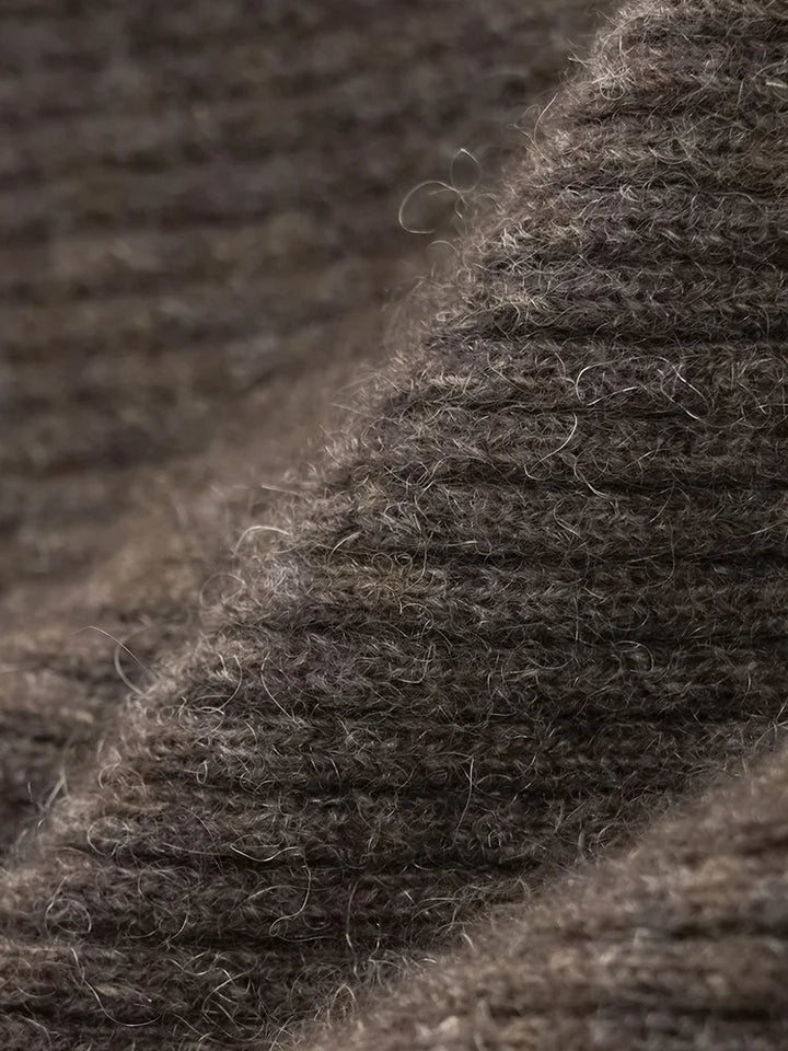 Elowen Wool Knitted Wide Leg Pants