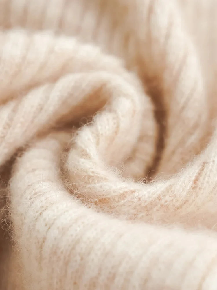 Elowen Wool Knitted Wide Leg Pants