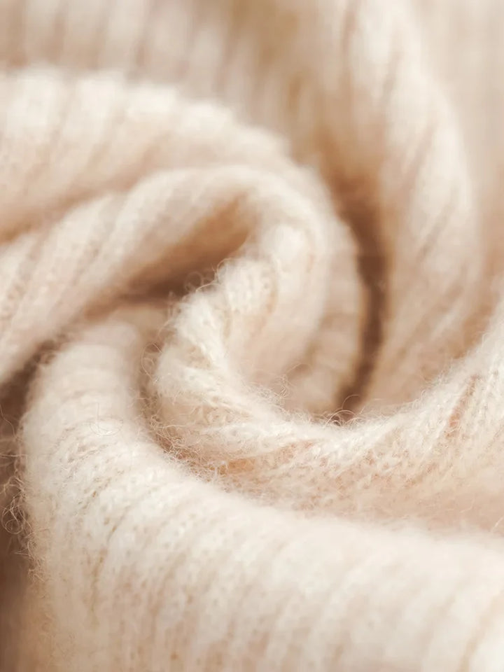 Elowen Wool Knitted Wide Leg Pants