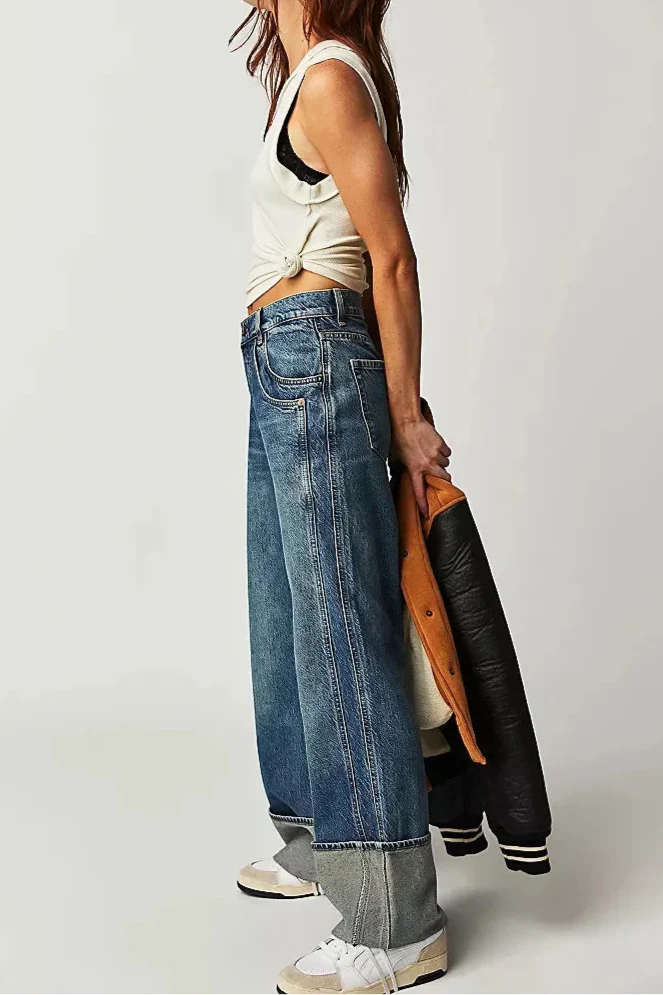 Maren American Style Vintage Denim Jeans