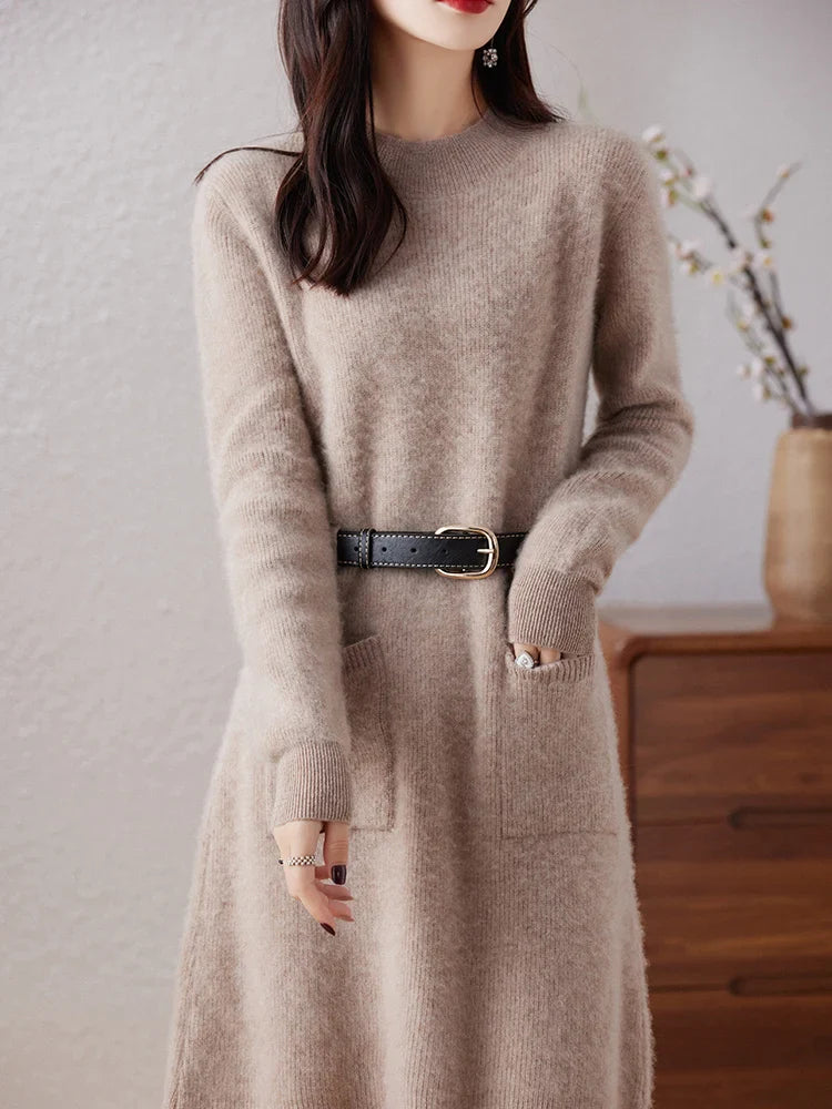 Elowen Winter Luxe Midi Dress
