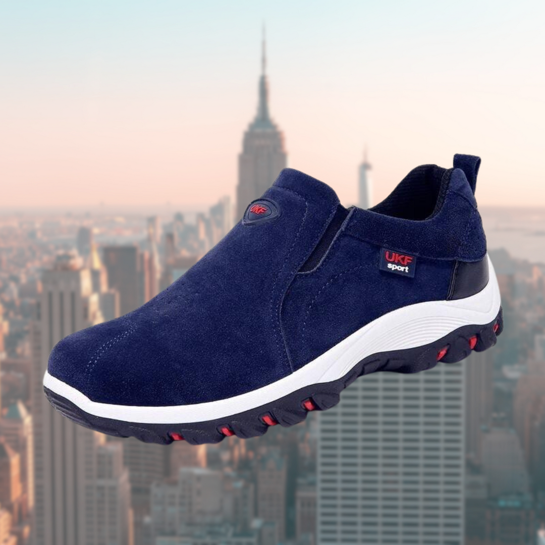Reuben | Men's Slip-On Shoes Shock-Absorbing Non-Slip Sole Elastic Entry