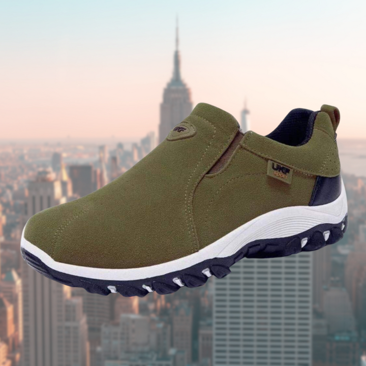 Reuben | Men's Slip-On Shoes Shock-Absorbing Non-Slip Sole Elastic Entry