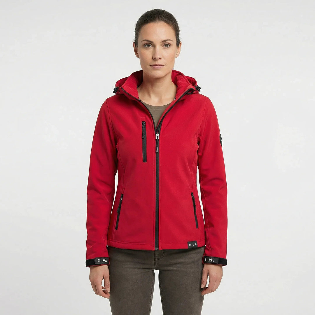 Harlow | Sporty Softshell Jacket with Hood and Windproof Protection