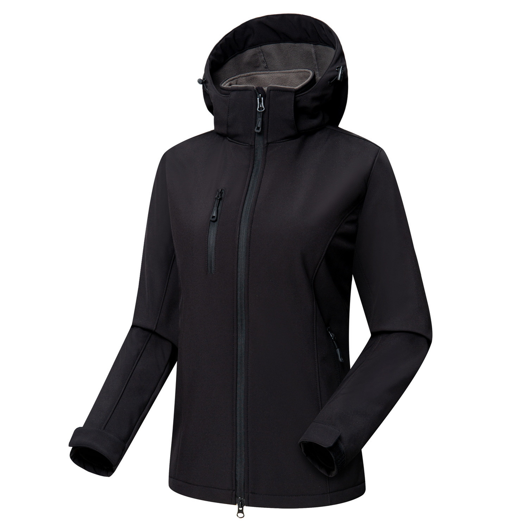 Harlow | Sporty Softshell Jacket with Hood and Windproof Protection