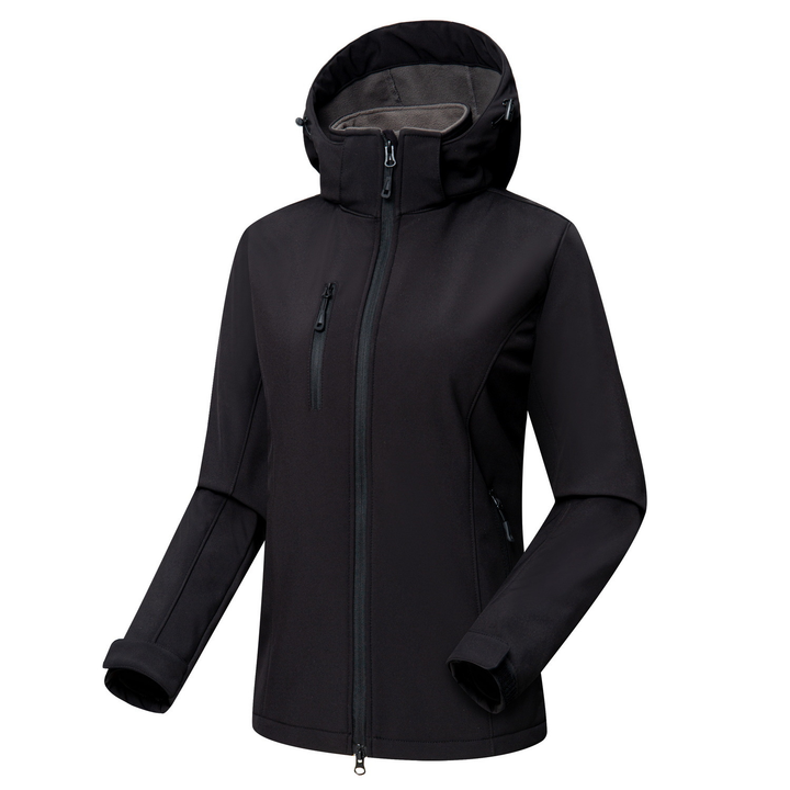 Harlow | Sporty Softshell Jacket with Hood and Windproof Protection