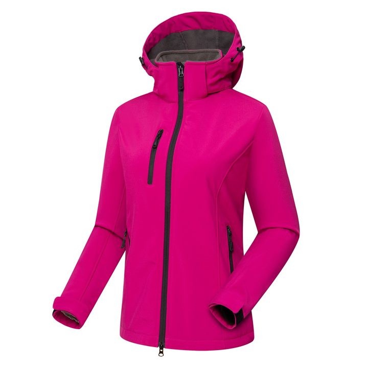 Harlow | Sporty Softshell Jacket with Hood and Windproof Protection
