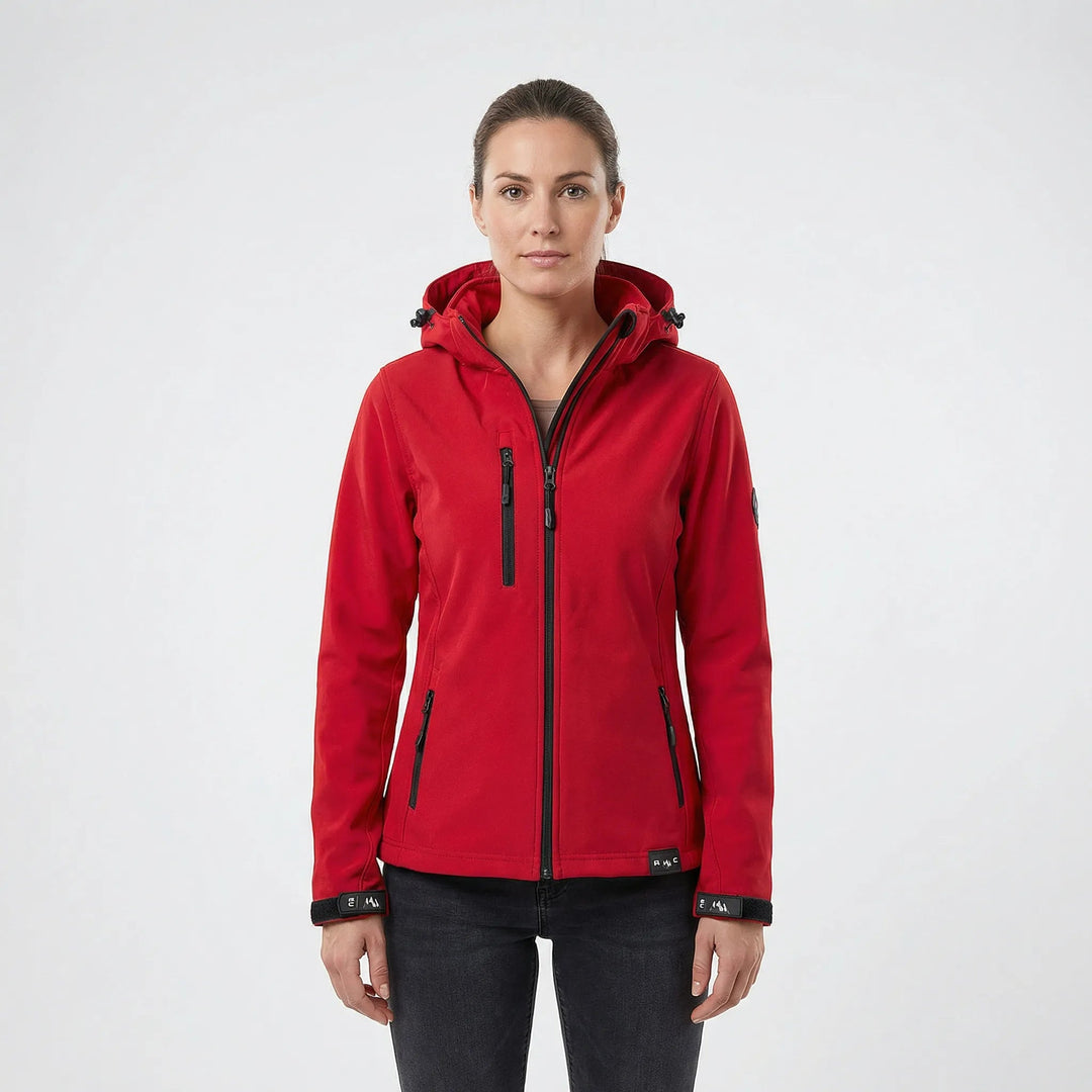 Harlow | Sporty Softshell Jacket with Hood and Windproof Protection