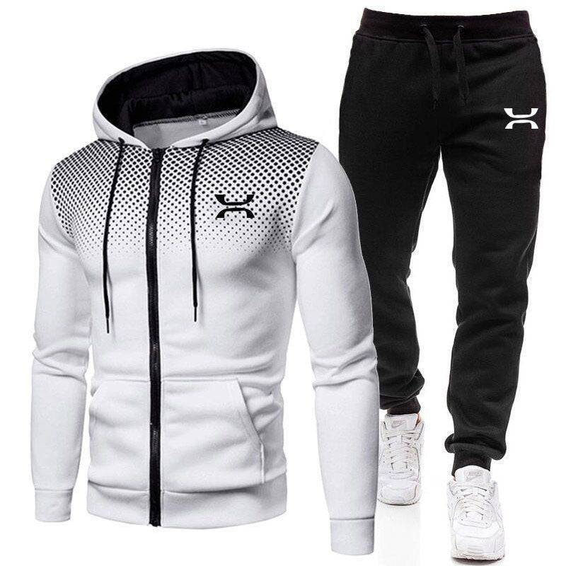 James | Men's 2-Piece Tracksuit Zip-Up Hoodie and Joggers Set