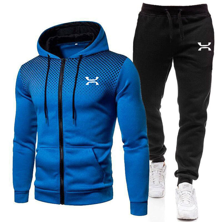 James | Men's 2-Piece Tracksuit Zip-Up Hoodie and Joggers Set