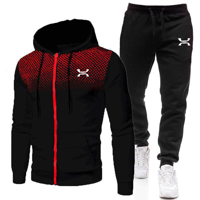 James | Men's 2-Piece Tracksuit Zip-Up Hoodie and Joggers Set