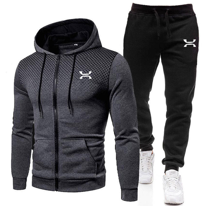 James | Men's 2-Piece Tracksuit Zip-Up Hoodie and Joggers Set