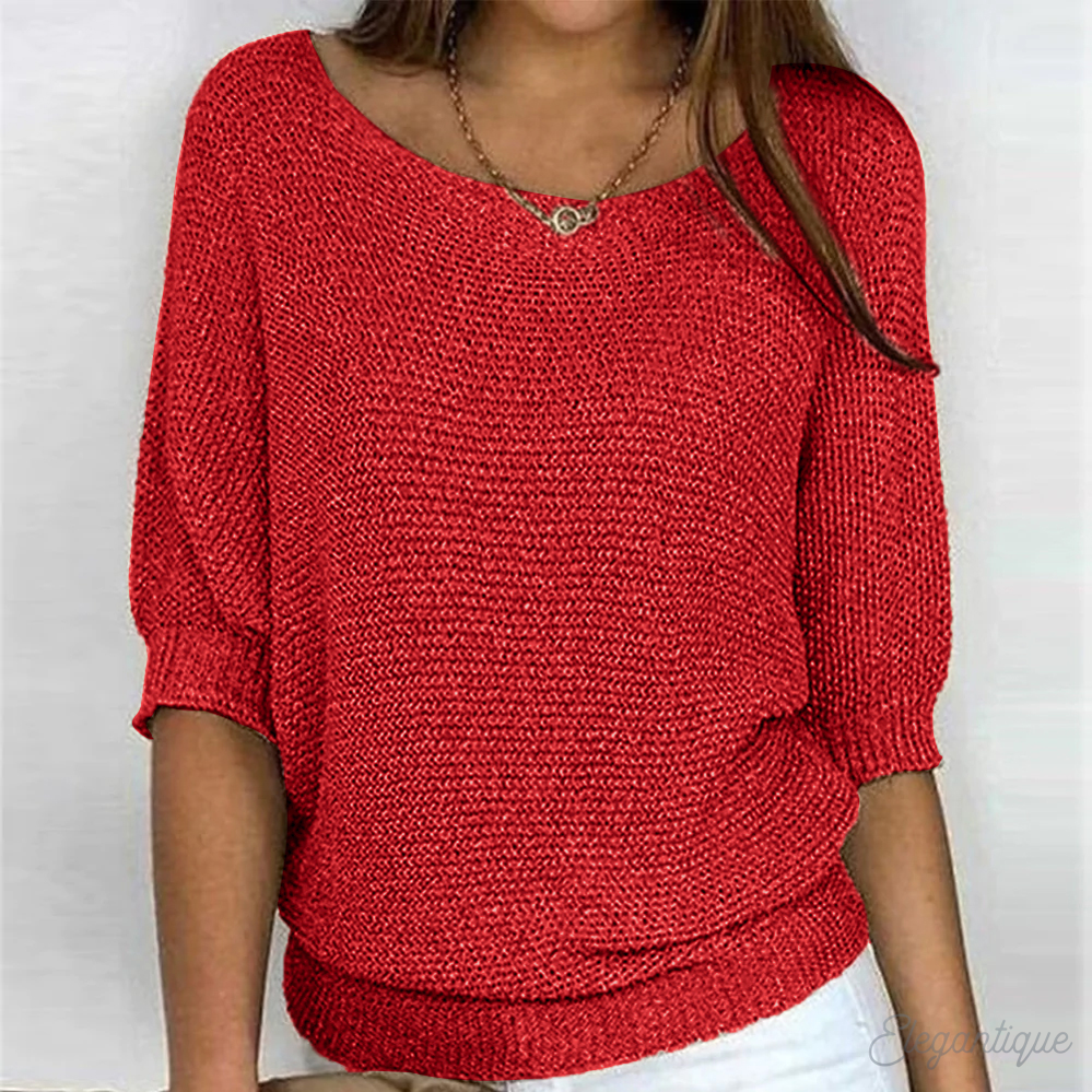 Genevieve | Women's Breathable Soft Fabric Top Easy Care Fit