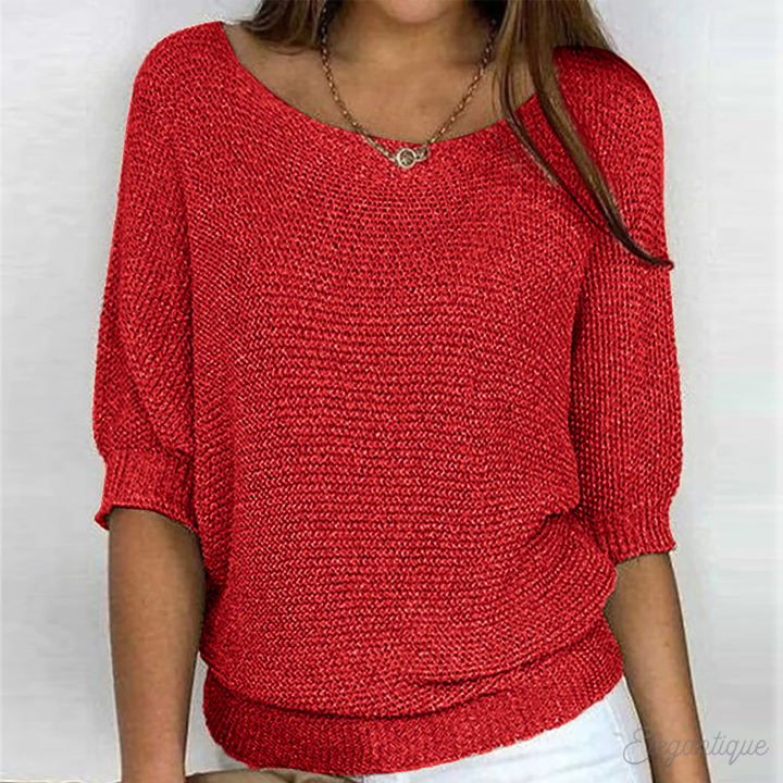 Genevieve | Women's Breathable Soft Fabric Top Easy Care Fit