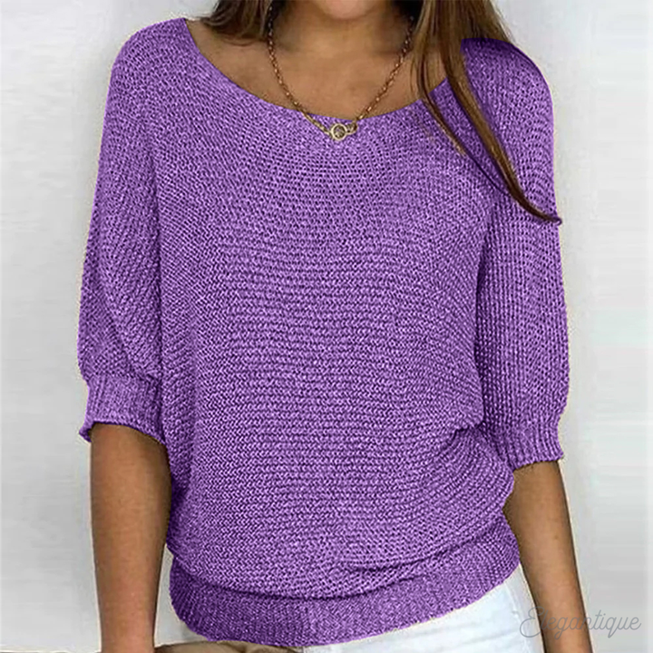 Genevieve | Women's Breathable Soft Fabric Top Easy Care Fit