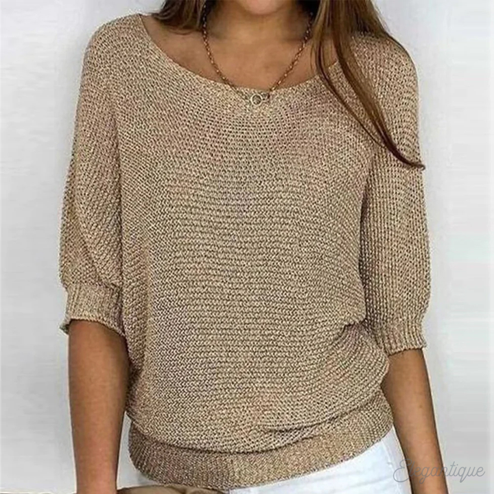 Genevieve | Women's Breathable Soft Fabric Top Easy Care Fit