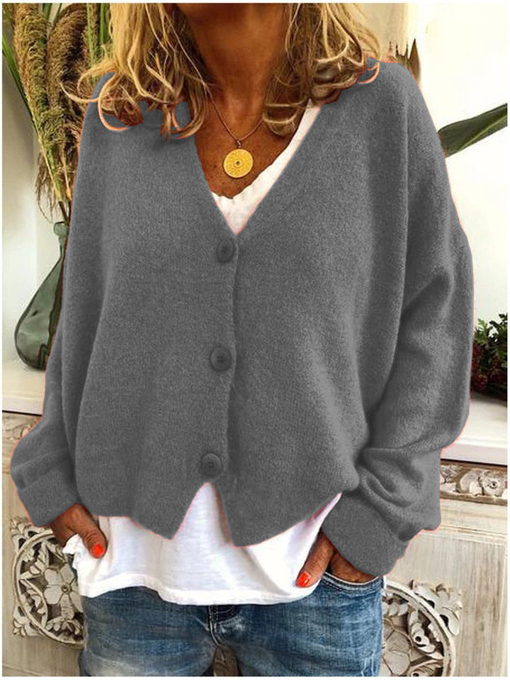 Imogen | Women's Open Front Knit Cardigan Relaxed Fit