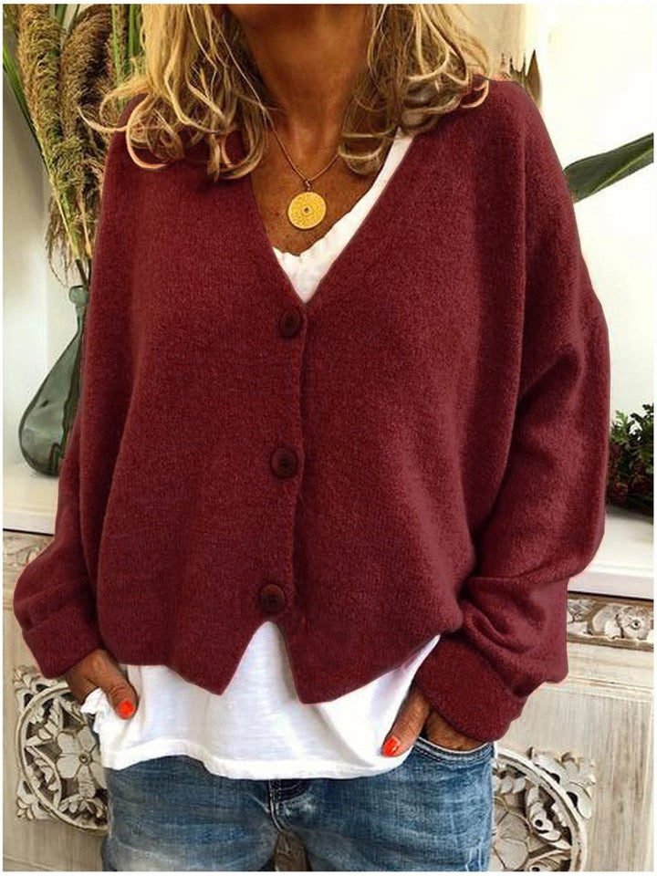 Imogen | Women's Open Front Knit Cardigan Relaxed Fit