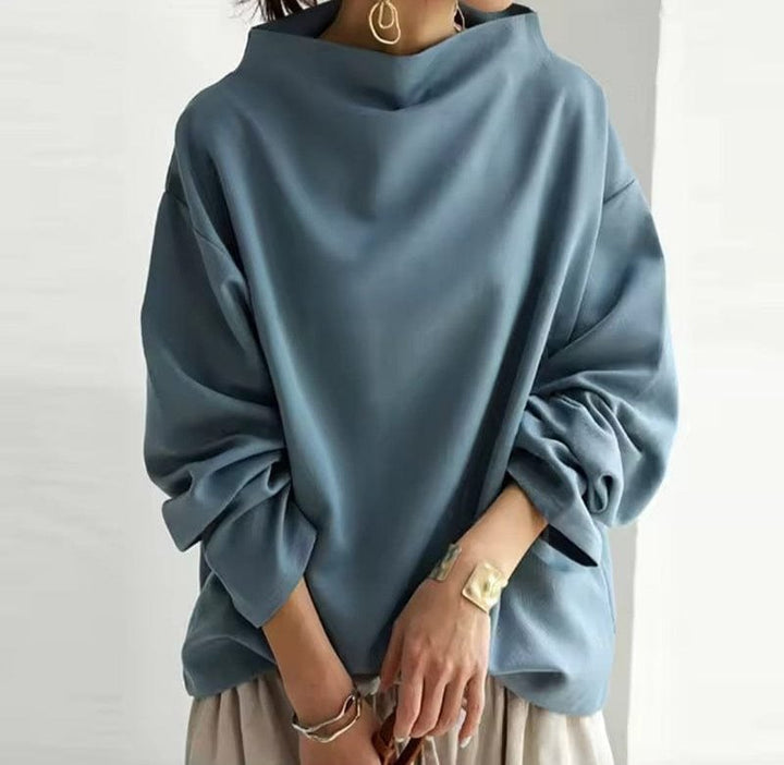Isabella | Women's Roll Neck Knitted Jumper Relaxed Fit