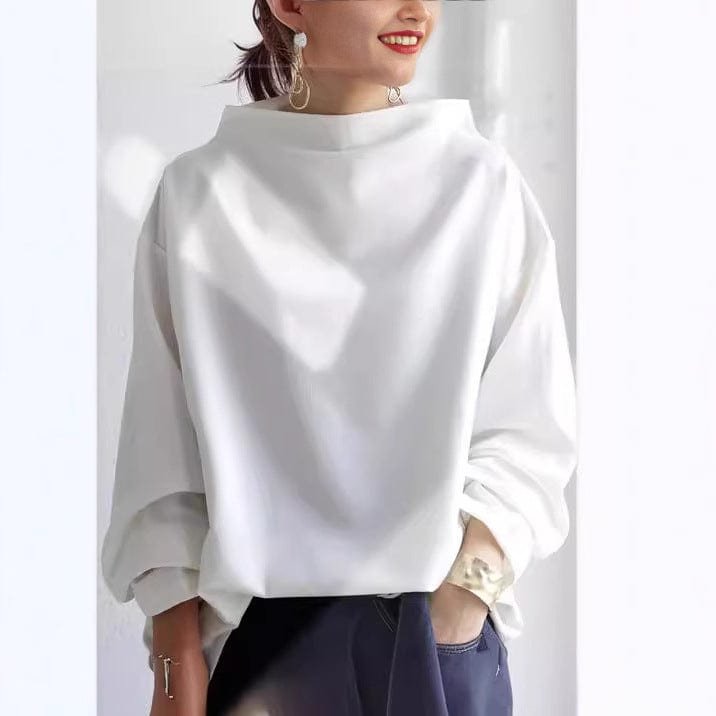 Isabella | Women's Roll Neck Knitted Jumper Relaxed Fit