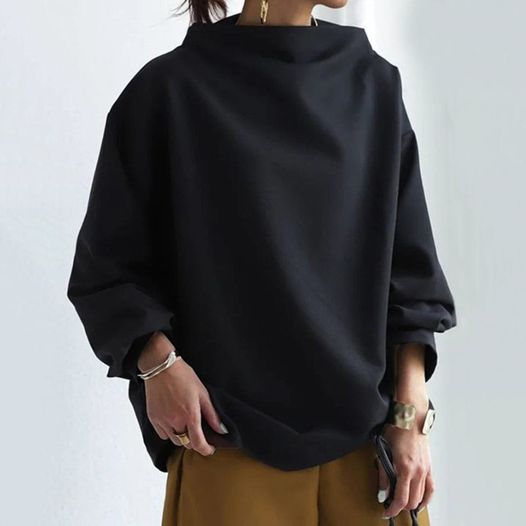 Isabella | Women's Roll Neck Knitted Jumper Relaxed Fit