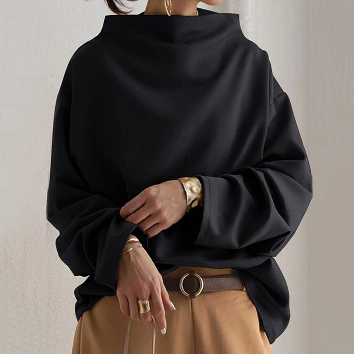 Isabella | Women's Roll Neck Knitted Jumper Relaxed Fit