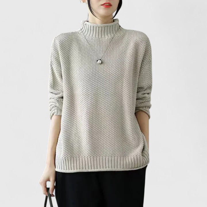 Bella | Women's Classic Knitted Jumper Easy-Care Relaxed Fit