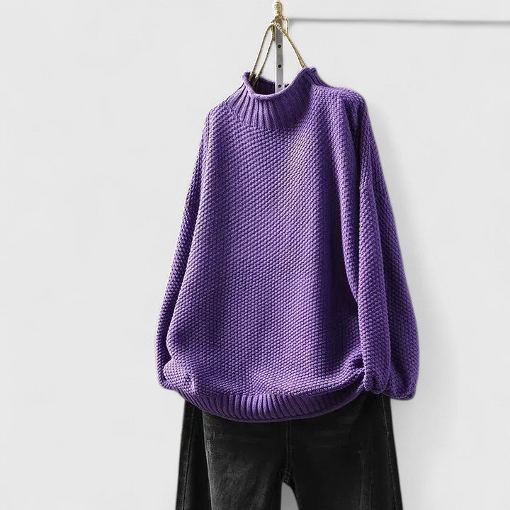 Bella | Women's Classic Knitted Jumper Easy-Care Relaxed Fit