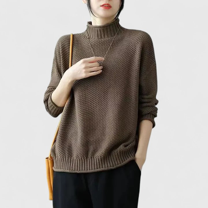 Bella | Women's Classic Knitted Jumper Easy-Care Relaxed Fit