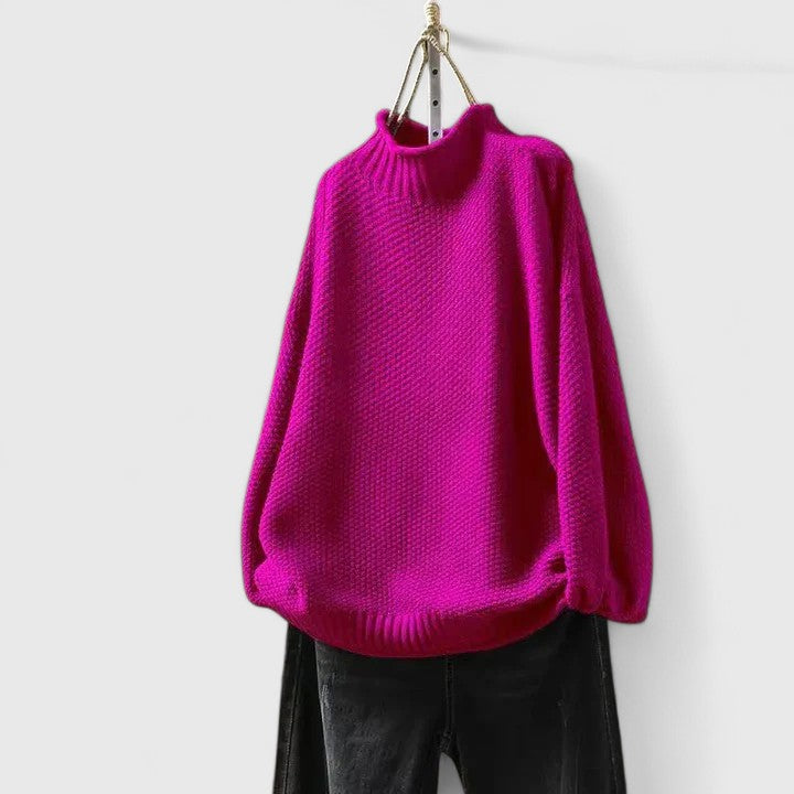 Bella | Women's Classic Knitted Jumper Easy-Care Relaxed Fit