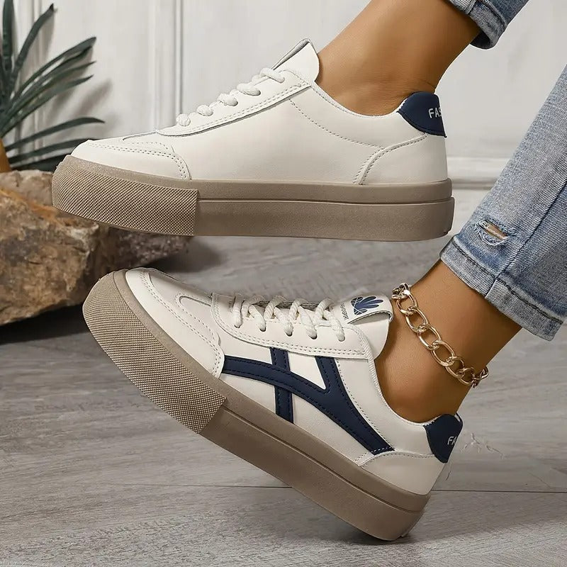 Jessica | Women's Retro Trainers Cushioned Sole Casual Shoes