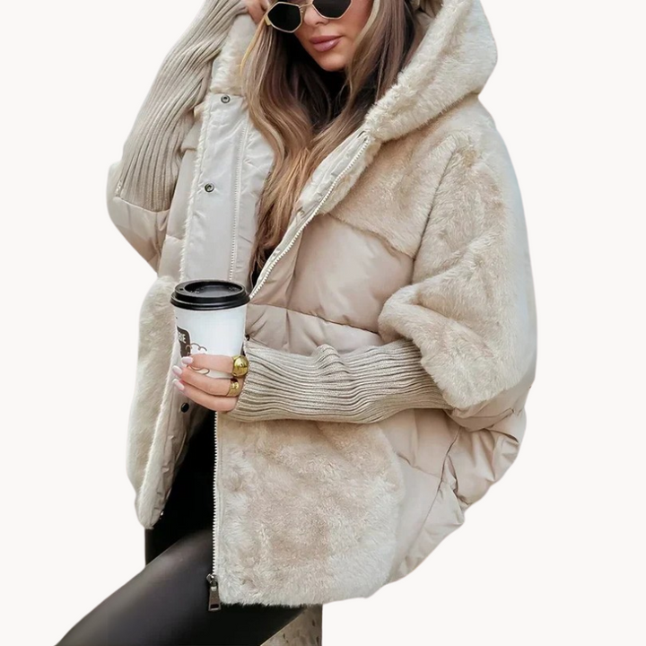 Beatrice | Women's Plush Teddy Winter Jacket Padded Relaxed Fit