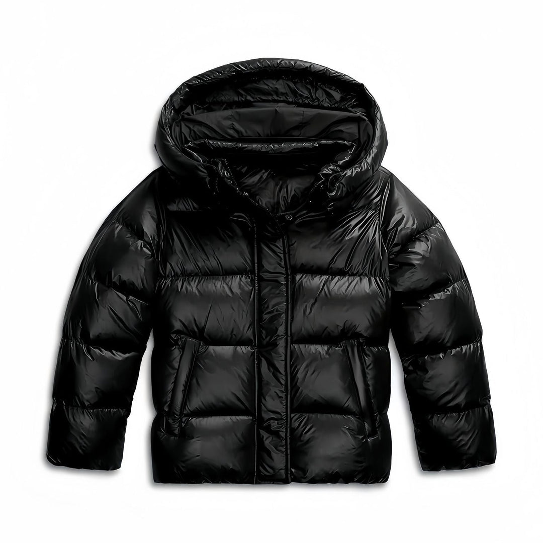 Maya | Women's Quilted Puffer Jacket with Fixed Hood & Side Pockets