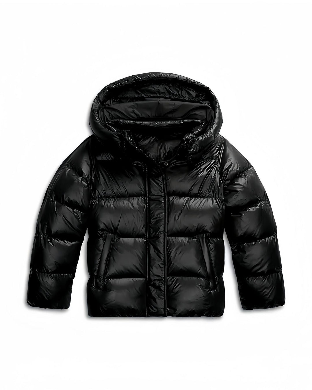 Maya | Women's Quilted Puffer Jacket with Fixed Hood & Side Pockets