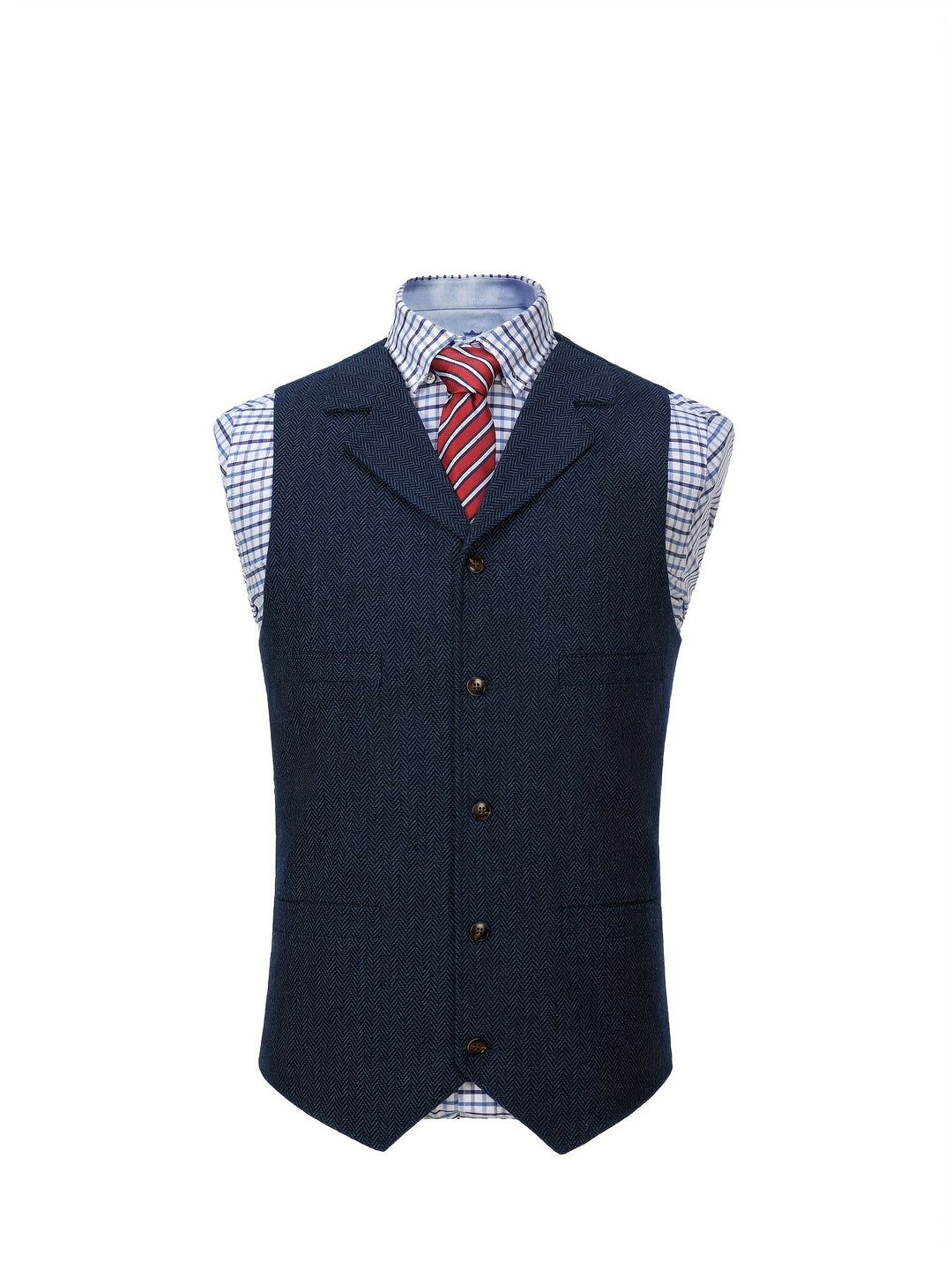 Colton | Heritage Herringbone Waistcoat