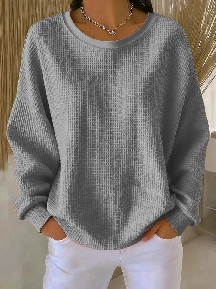 Sevira | Women's Relaxed Fit Soft Jumper Pill-Resistant Texture