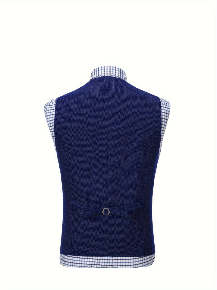 Colton | Heritage Herringbone Waistcoat