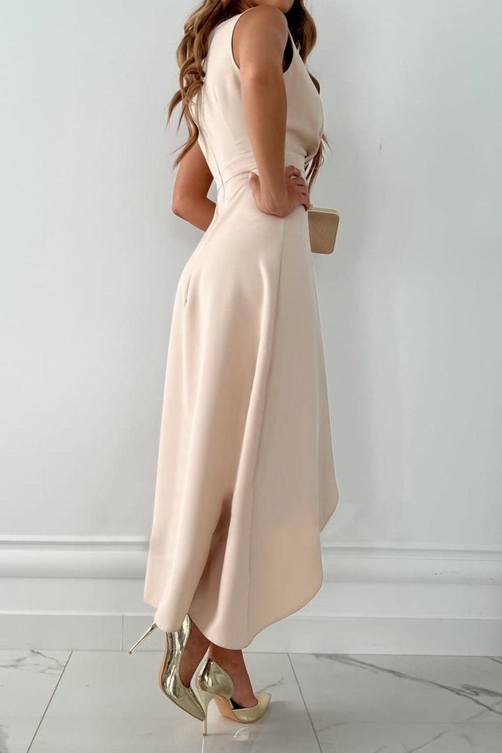 Blaire Elegant Wrap Dress with V-Neck