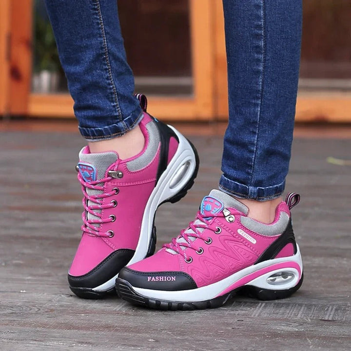 Evie | Women's Non-Slip Trainers Structured Heel Curved Sole