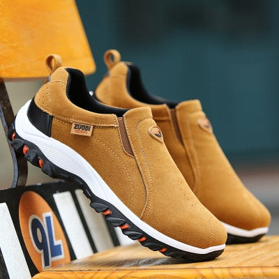 Alfie | Men's Slip-On Trainers with Orthopaedic Footbed