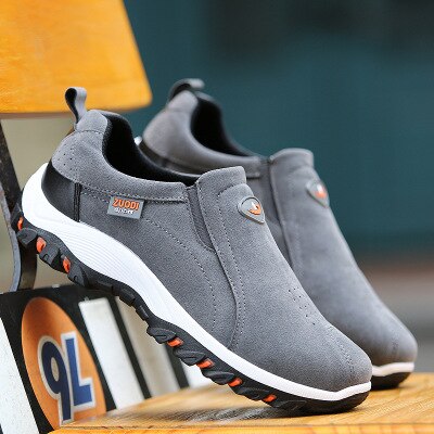 Alfie | Men's Slip-On Trainers with Orthopaedic Footbed
