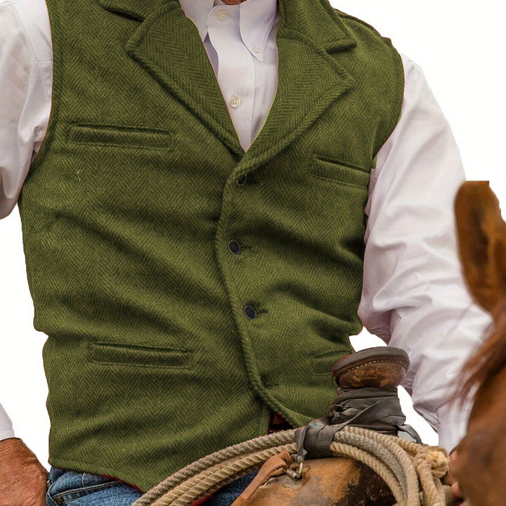 Colton | Heritage Herringbone Waistcoat