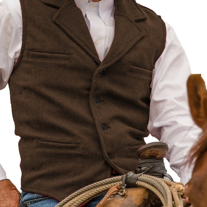 Colton | Heritage Herringbone Waistcoat