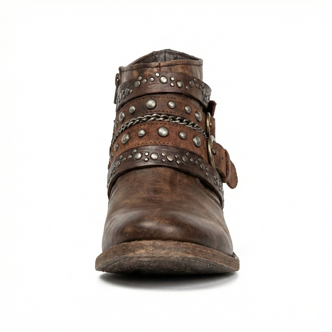 Evelyn | Women's Vintage-Style Chain Detail Boots Supportive Fit