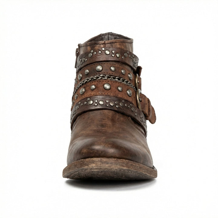 Evelyn | Women's Vintage-Style Chain Detail Boots Supportive Fit