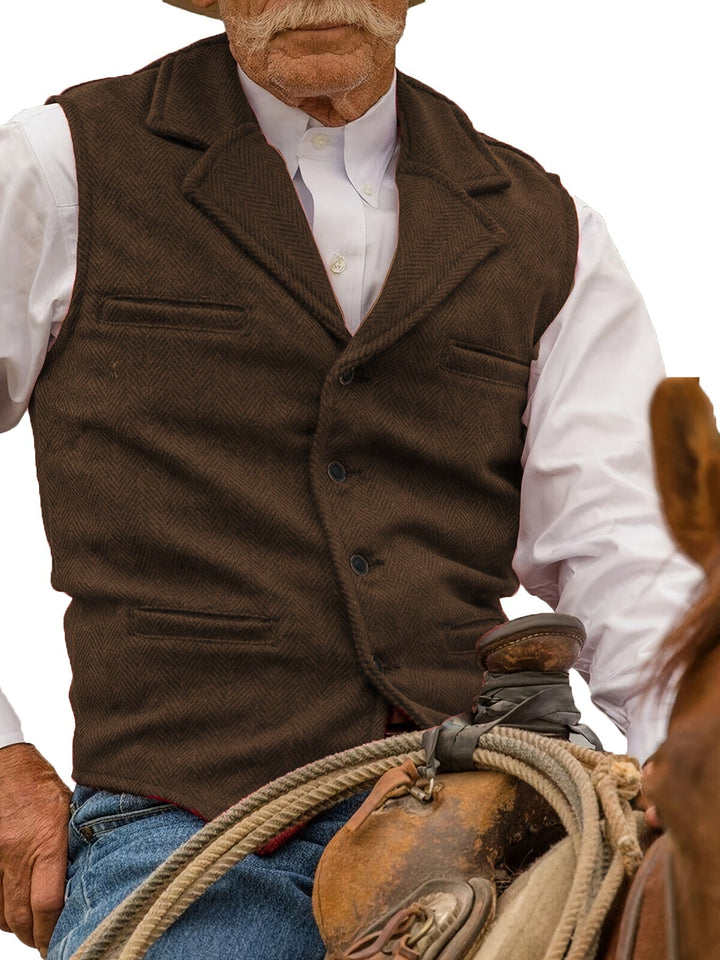 Colton | Heritage Herringbone Waistcoat