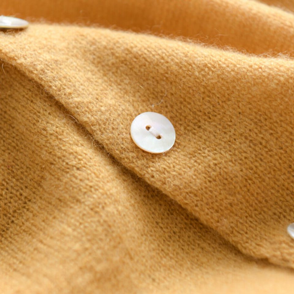 Eulalie | Women's Fine Knit Crew Neck Button Cardigan