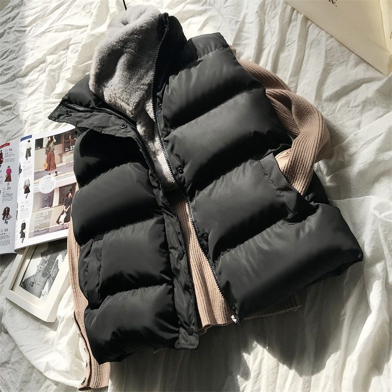 Women’s Padded Bodywarmer – High Collar Gilet for Transitional Layering